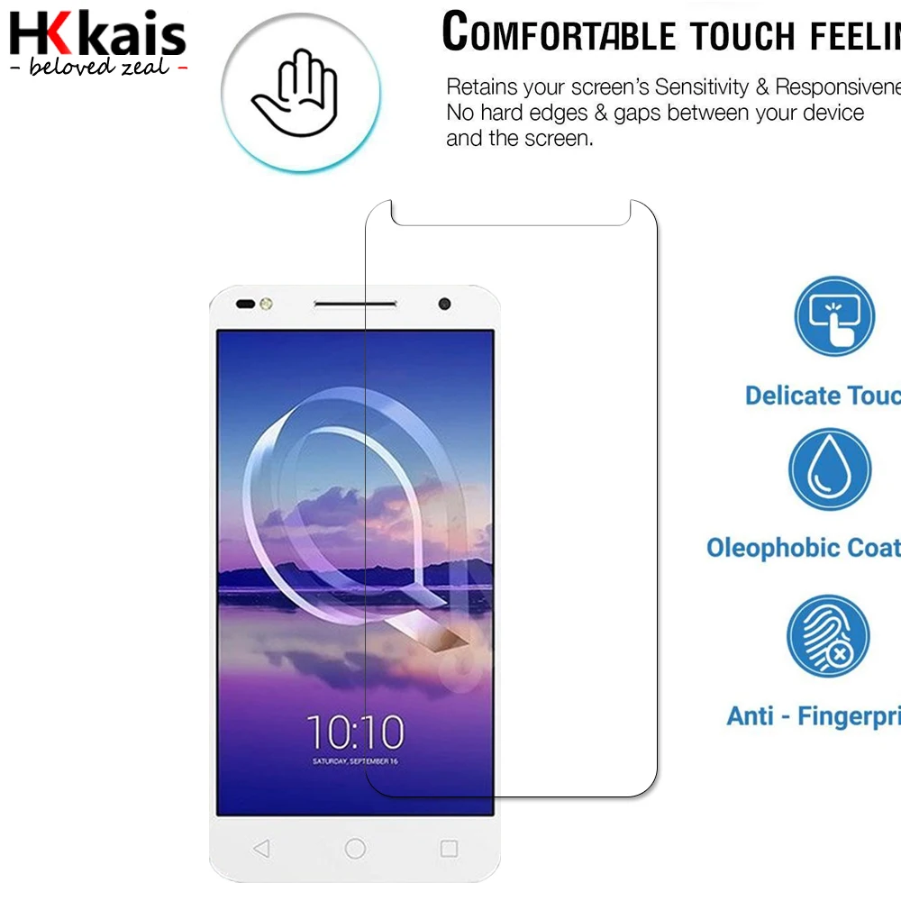 Защитное стекло HKKAIS из закаленного стекла для Alcatel U5 HD 5047|Защитные стёкла и