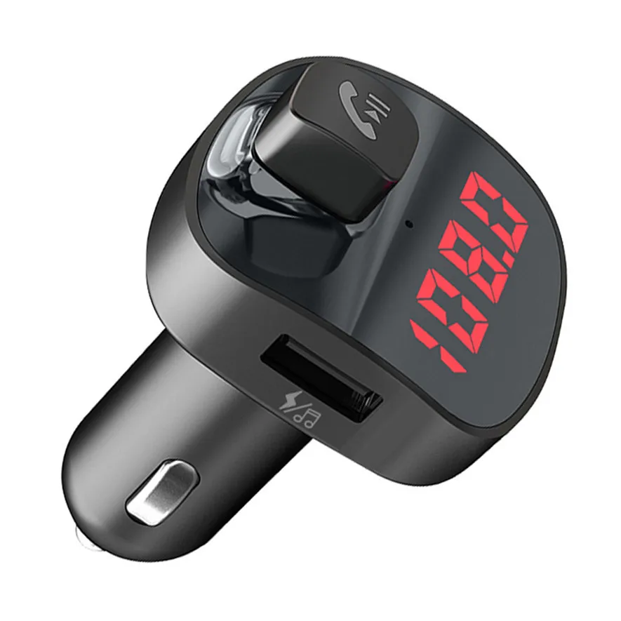 Для Bluetooth Автомобильный 2USB быстрая Зарядное устройство FM передатчик Hands-Free MP3 плеер мини Практичный Прочный Высокое качество l0424