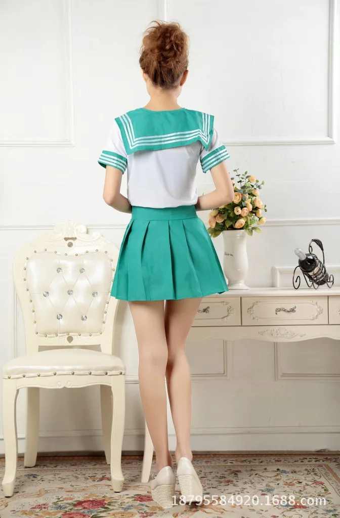 Корейская школьная форма для девочек японских студентов в морском стиле матроска футболка + юбки Большие размеры Lala болельщик одежда