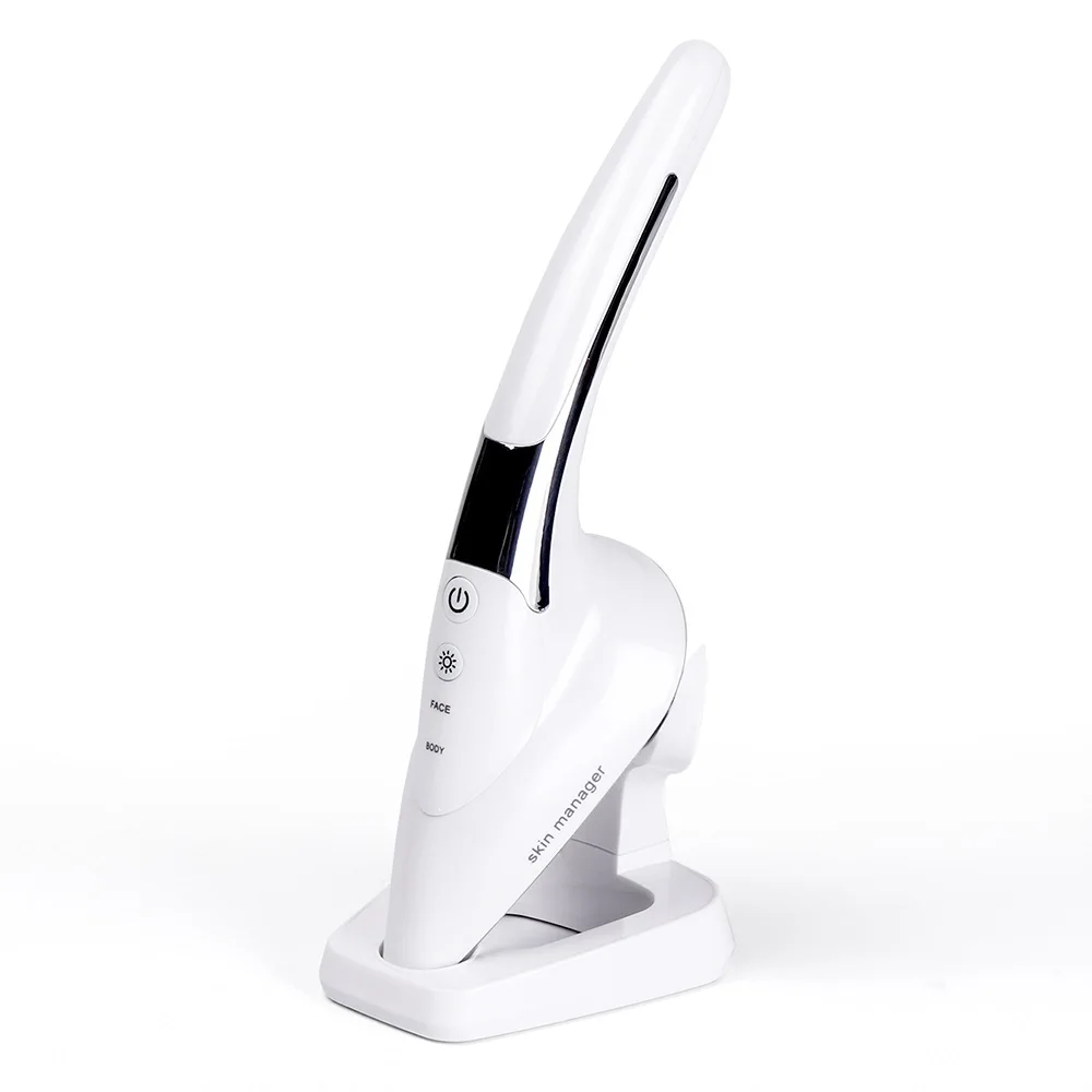 Remoção do Enrugamento do Olho Iebilif Microcurrent Pele Ferro Face Levantamento Aperto Pescoço Massagem Corporal Anti-rugas Spa Máquina Led 7 High Quality Beleza e saúde
