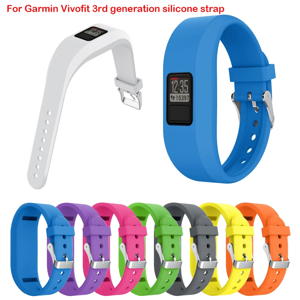 Умный ремешок на запястье для Garmin Vivofit 3 Band Регулируемый смарт-браслет сменный ремешок SmartWatch силиконовый ремешок для браслета