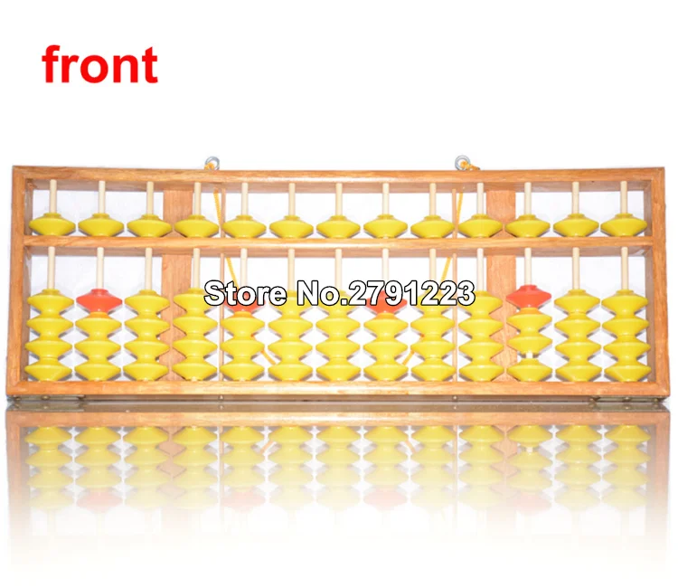 Китайский Abacus 13 Колонка деревянная вешалка большого размера NON-SLIP Abacus китайский соробан инструмент в математике образование для учительниц 58 см