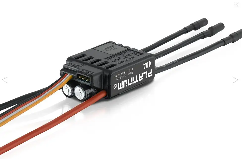 Оригинальный Hobbywing Platinum 40A V4 бесщеточный электронный контроллер скорости ESC для