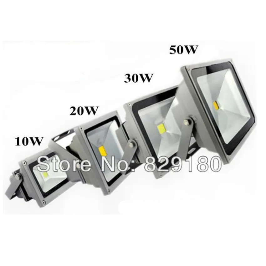 

DC12V 50W High power LED Floodlight 10W 20W 30W LED Landscape Lights warm pure cool white led street lamp