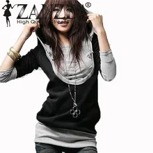 ZANZEA 2017 Fashion Korean Style Women Hoodies Sweatshirt Casual Long Sleeve Hooded Tops Tracksuit Plus Size