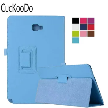 

CucKooDo 50Pcs/lot Slim Folding Stand Cover with Auto Wake / Sleep for Samsung Tab A 10.1-Inch with S Pen P580 Tablet