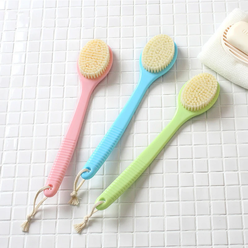 Japanese style Long Handle Bath Brush Portable Adult Bath Back brush