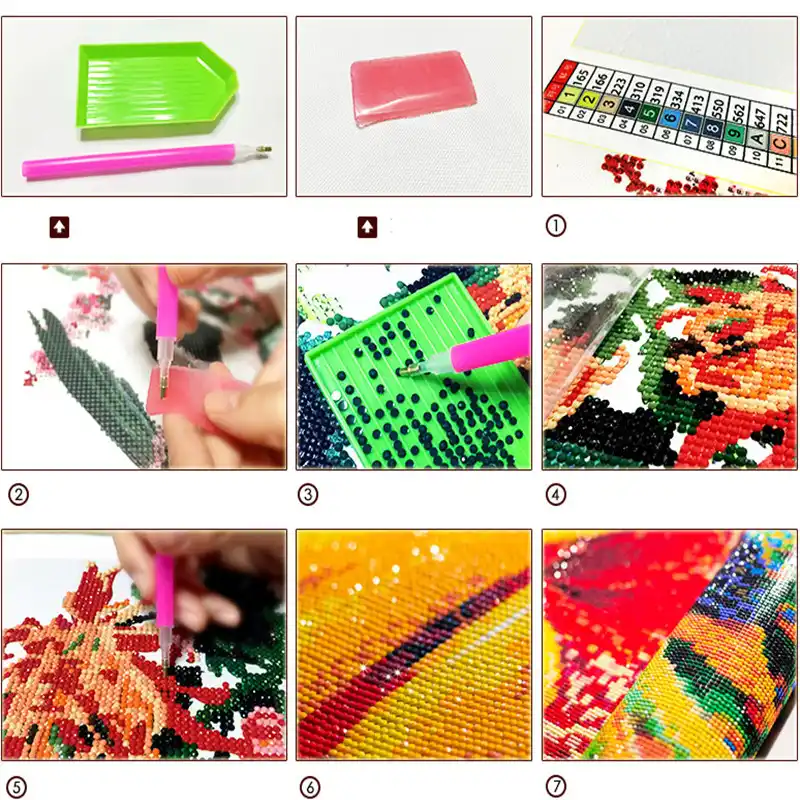 5D DIY камни в форме ромба/Круглое сверло Алмазная вышивка крестиком на рисунке Magpies