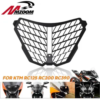

Motorcycle headlight grille guard cover new black for KTM RC125 RC200 RC390 RC 125 200 390 2017 2018 attachment