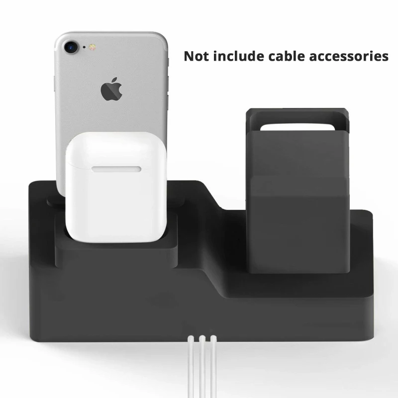 Для Apple Watch 38 мм 42 мм зарядная док-станция держатель подставка для iPhone x 8 7 6 Plus 3 в 1 зарядное устройство Колыбель для Apple Watch Airpods