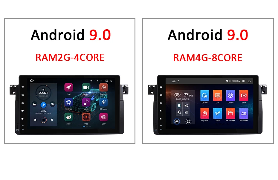 Sale Android 9.0 DSP IPS screen 64G car GPS for BMW E46 M3 MG ZT Rover 75 320 navigation multimedia AV output carplay NO DVD player 8