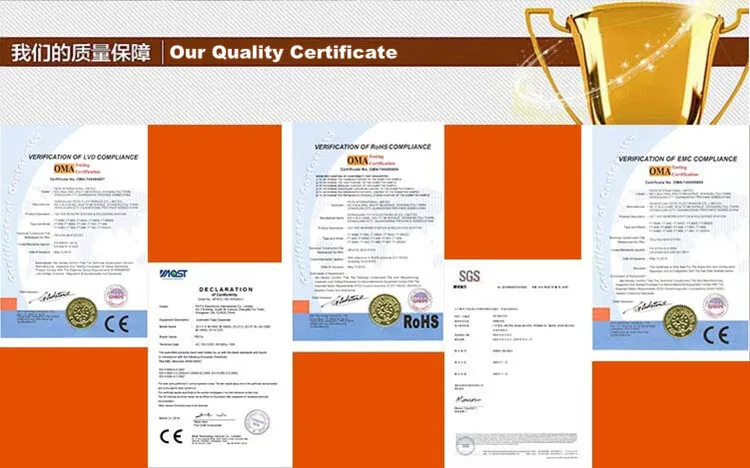 Quality Certificate