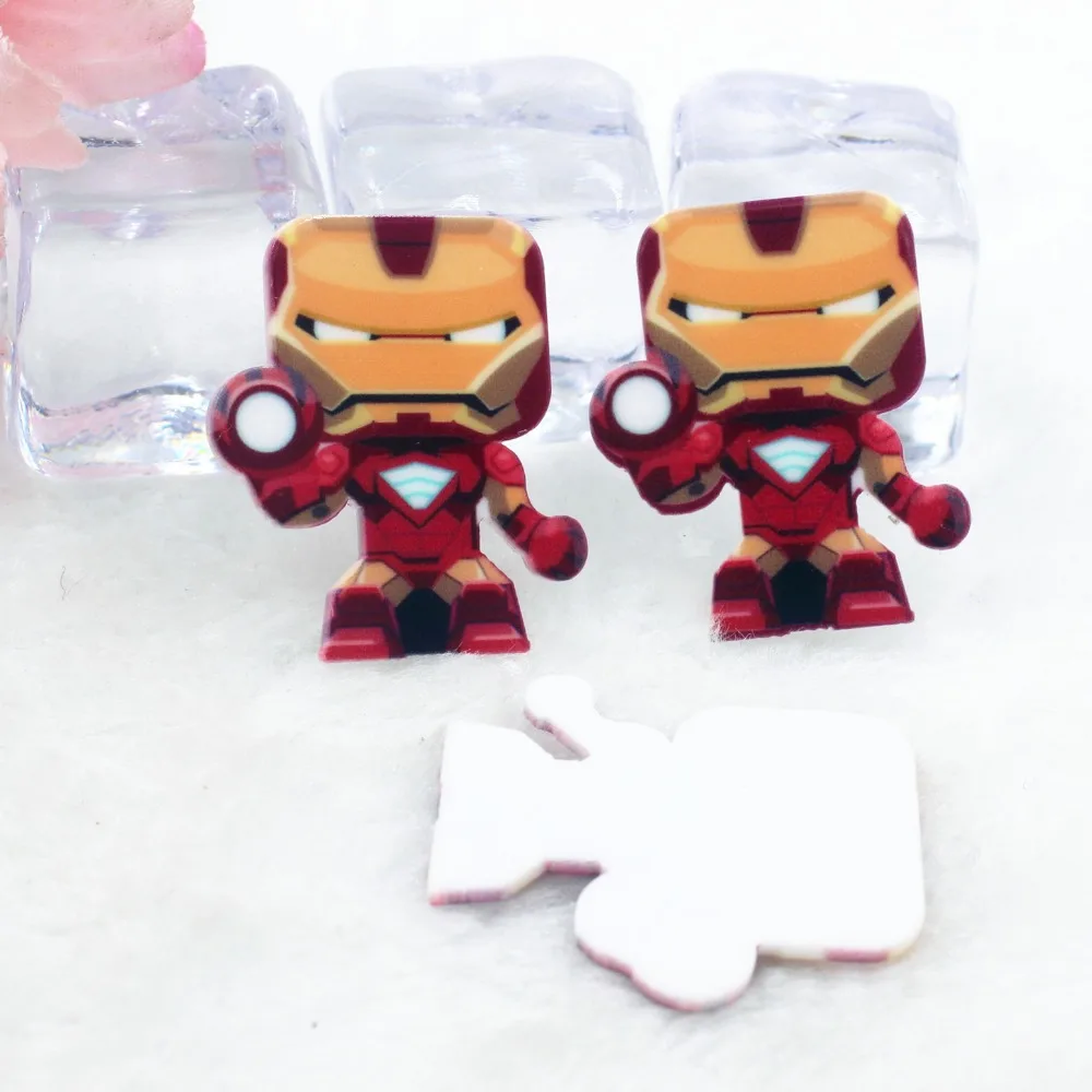 50pcs/lot flat back resin cartoon boy kawaii resin sticker DIY resin