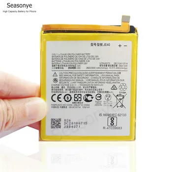 

Seasonye 5-10pcs/lot Retail/ Bulk 2820mAh / 10.7Wh JE40 Replacement Battery For Motorola Moto Z3 JE40 Batterie Bateria Batterij
