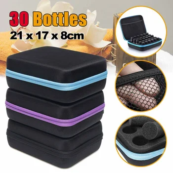 

30 Bottles Essential Oil Carry Case Storage Bag Holder 5/10/15ml