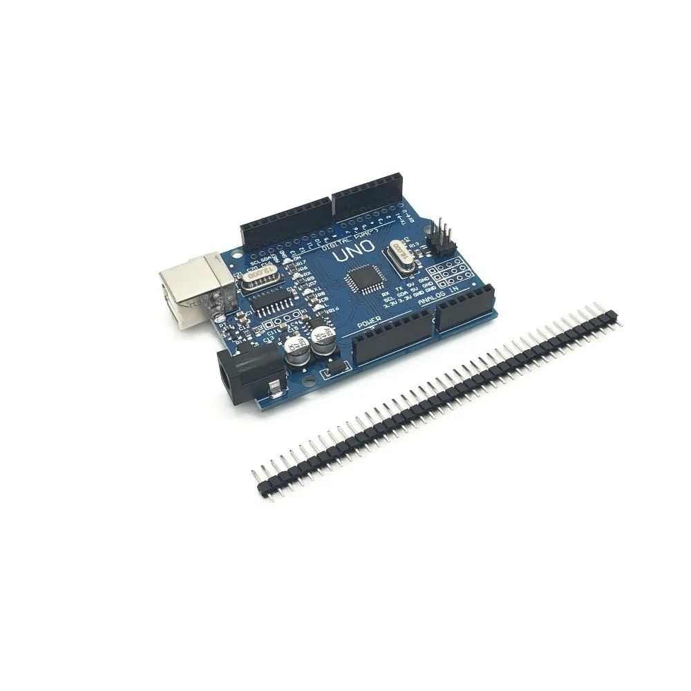 ShenzhenMaker один набор TENSTAR ROBOT NEW 2017-UNO R3 ATmega328P/CH340G MicroUSB. UNO Rev 3 0 (дополнительный кабель