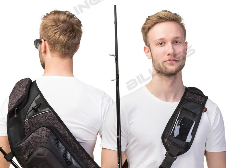 dwaterproof água ao ar livre cintura bolsa de ombro enfrentar saco