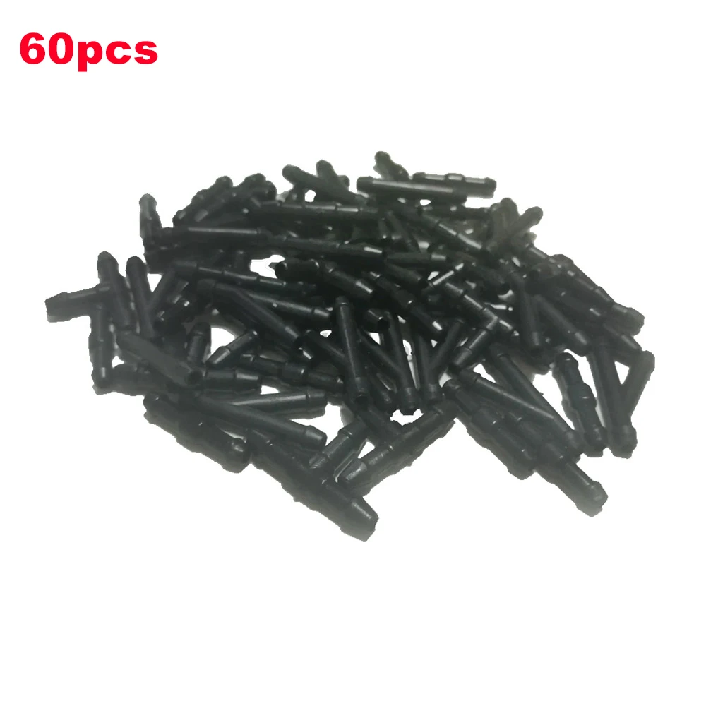 

60pcs/Set Universal Car Front Windshield Wiper Water Jet Nozzle Hose T/Y/I Type Splitter Connector Kit Car Accessories