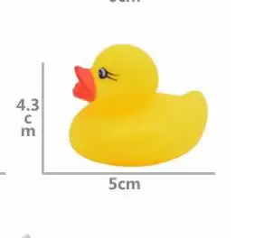 Милые смешанные животные красочные мягкие резиновые поплавок сжимают звук скрипучий популярные игрушки для купания для детей игрушки для детей WYQ - Цвет: duck