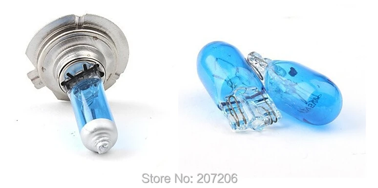 

WISE TRAVEL 8 Pcs H7 12V 55W Car Auto Halogen Light Bulb Headlight Lamp Blue Plated / Free Shipping