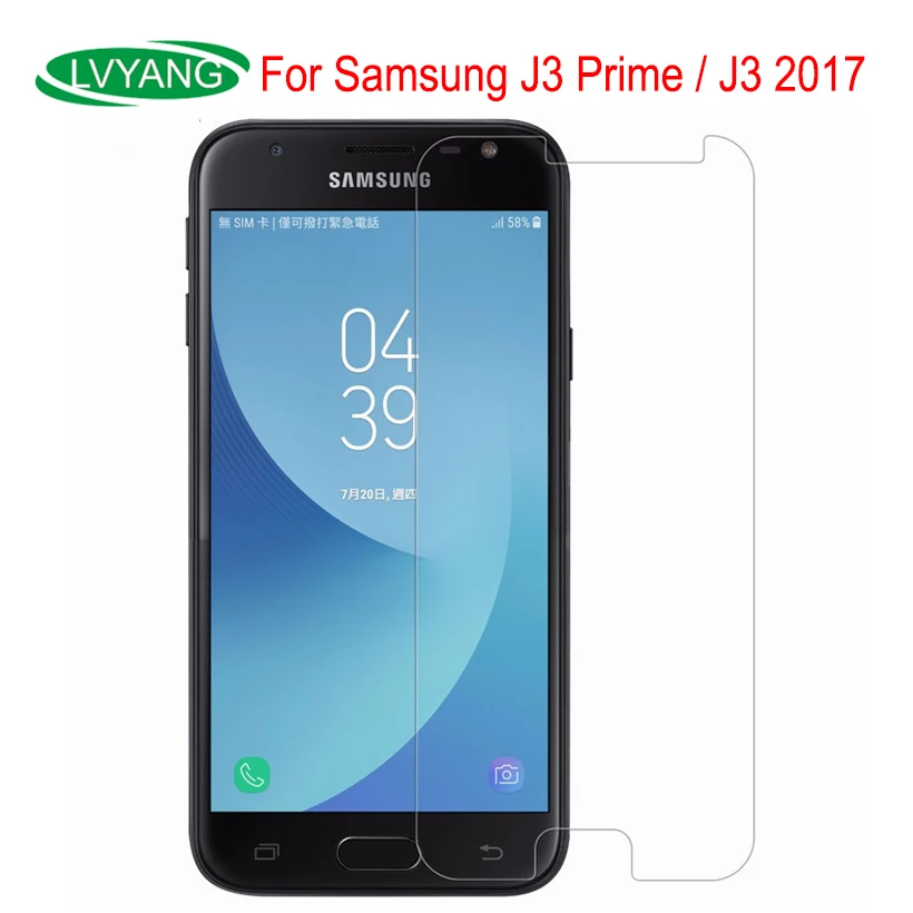 Для samsung Galaxy J3 2017 закаленное Стекло СПС Prime Экран протектор пленка с защитой от