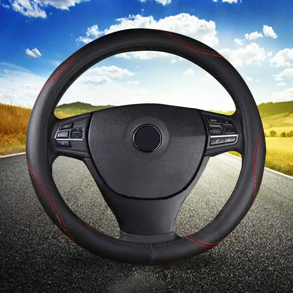 leather steering wheel wrap