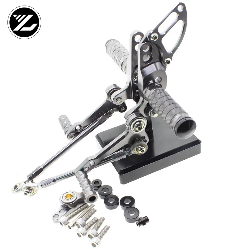 CNC Verstelbare Rearsets Achter Set Motorfiets Footrest Moto Pedaal