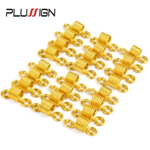 Plussign бусы для волос 10-20 шт дредлок Бусы Новое поступление волосы манжеты гловидные серебряные розовые красочные косы ювелирные изделия металлические клипсы с бусинами