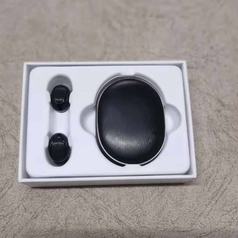 Bluetooth беспроводной наушник 5,0 TWS наушники водонепроницаемые с шумоподавлением спортивные стерео HiFi наушники для IOS huawei samsung Xiaomi - Цвет: Black