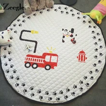 Zeegle круглый коврик, напольный ковер детская комната Cartoom ковер нескользящий коврик S для гостиной мягкий коврик уголок коврик кухонный Придверный коврик