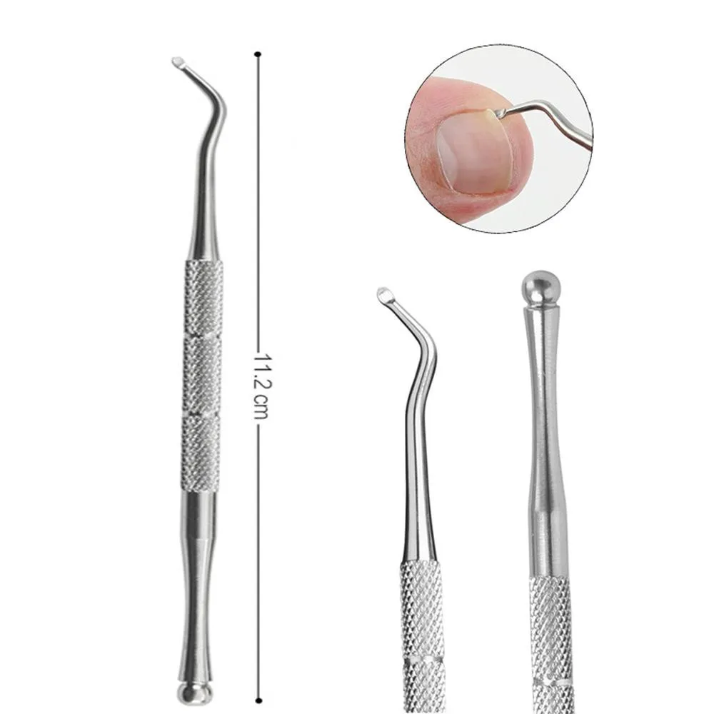 

Hot! 2Pcs/Set Ingrown Toe Nail Correction Nippers Clipper Cutters Dead Skin Dirt RemoFeet Care Insole Cuticles For PedicureF11.9