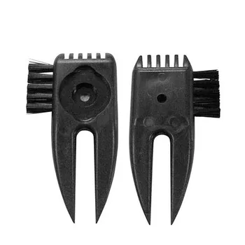 

cheap plastic golf divot tool with brush cleaner