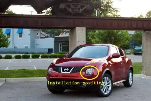 Хромированные передние головной светильник кольцо Накладка для NISSAN JUKE 2011 детей
