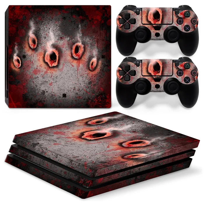 

customized and wholesaler Vivid picture Protective Skin cover for PS4 pro console #TN-P4Pro-0700