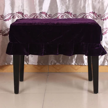 

Piano Chair Cover Musical Instruments Piano Stool Cover Bench Dust Cover Decoration Cloth Accessory For Piano Single Seat
