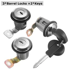 Cilindros de cerradura de puerta de barril, juego de dos llaves para Peugeot Citroen Partner Berlingo Xsara Picasso 2001 2002 2003 2004 2005 06 2007