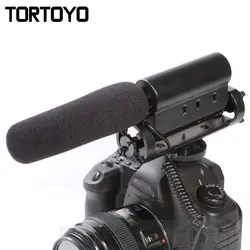 Высокое качество профессиональное ружье интервью внешний микрофон для Canon Nikon SLR DSLR DV, камера, регистратор 3,5 мм Jack съемки Mic