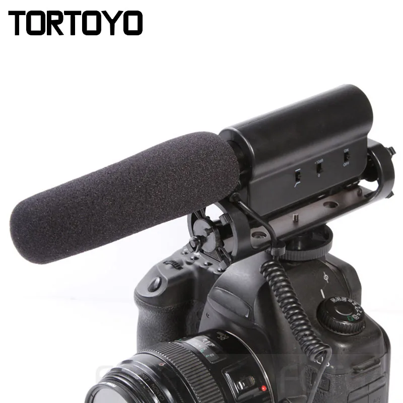 High Quality Professional Gun Interview External Microphone for Canon