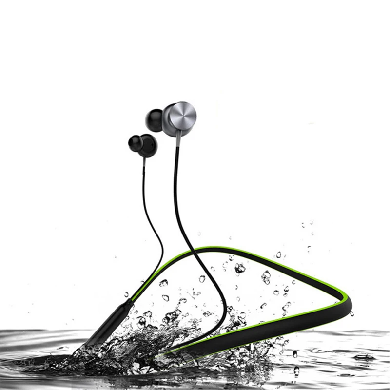 

BH1 Bluetooth Earphone Wireless IPX5 Waterproof Sport Stereo Headphone Neckband Built-in Mic for Iphone Xiaomi Samsung