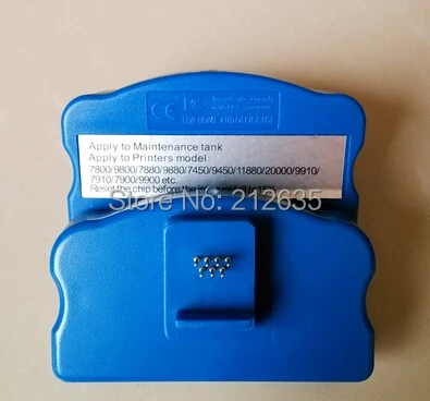 Чип Reseter для Epson Stylus Pro 7800 9800 7880 9880 9910 9900 бак обслуживания принтера Chip | Компьютеры и