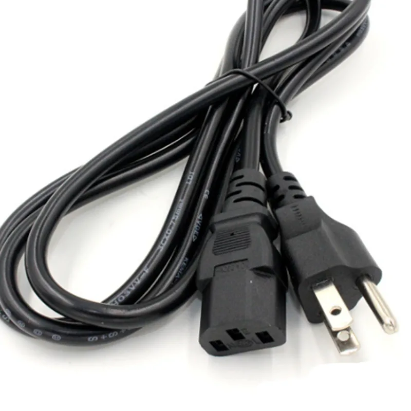 Financial sales sale 150pcs USA Store US Plug Power Cord Prong 3 Pin American IEC C13