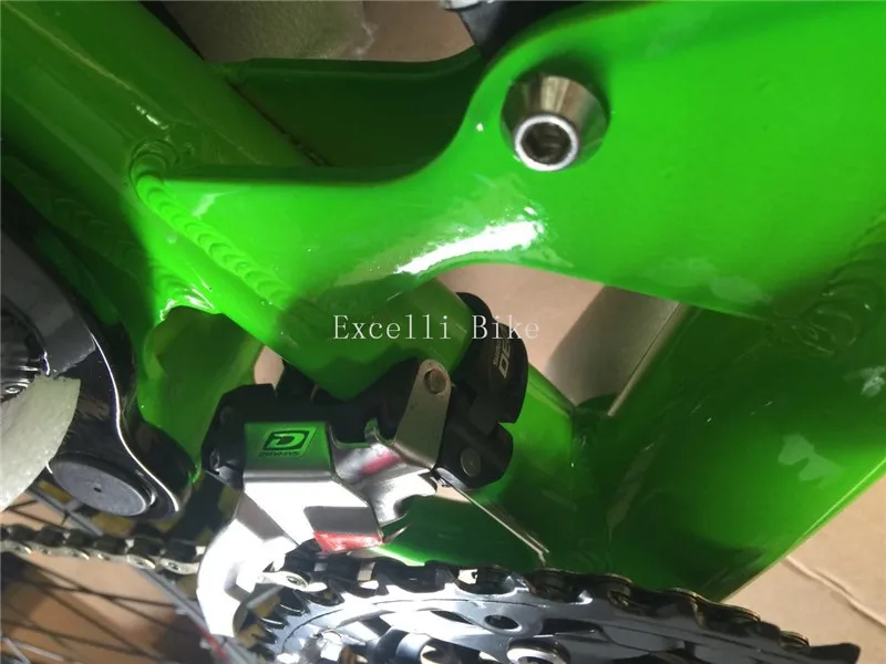 Perfect 21/24/27/30 Speeds 26*17" Aluminium Alloy Soft-tail Full Suspension Downhill Bicicleta Mountain Bike26 Oil Disc Brake Bicicletas 14