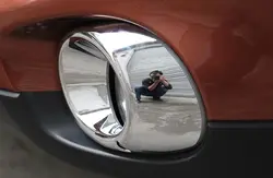 ABS Chrome Автомобиль отдел Туман свет лампы Накладка для Mitsubishi Outlander 2013 2014 2015 2016 стайлинга автомобилей Экстерьер аксессуары