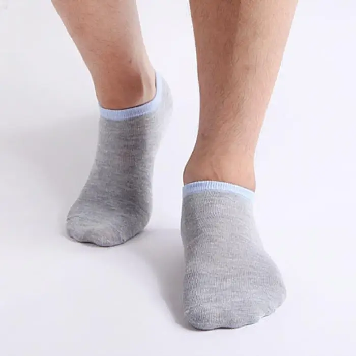 5 пар, модные весенне-летние мужские носки, удобные и дышащие, комбинированные, цветные, нескользящая Лодыжка Низкий вырез, FDC99