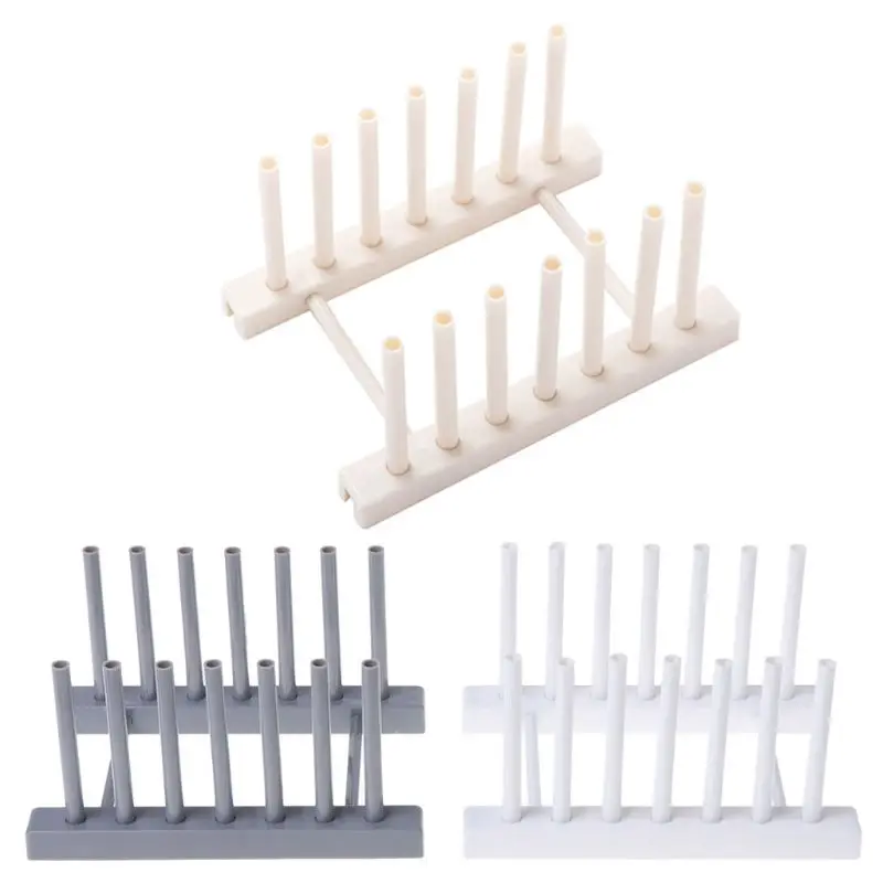 

Plate Dish Cup Bowl Drainer Rack Pot Lid Holder Storage Stand Kitchen Organizer