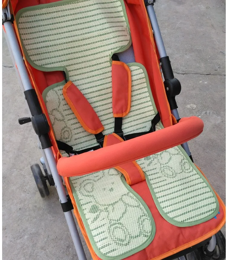 

New Toddler Seat Cushion Stroller Breathable Pad Baby Summer Cool Stroller Mat Straw Chair Cushion Infant Stroller Accessories