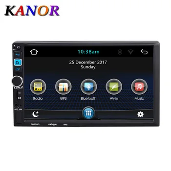 

KANOR 2din Universal 7" Android Car Radio Stereo GPS Navigation Bluetooth USB SD Car Multimedia Player Audio Player Autoradio