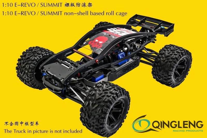 Без оболочки на основе рулонной клетки Рамка протектор для 1/10 Traxxas E-REVO EREVO 2,0 SUMMIT