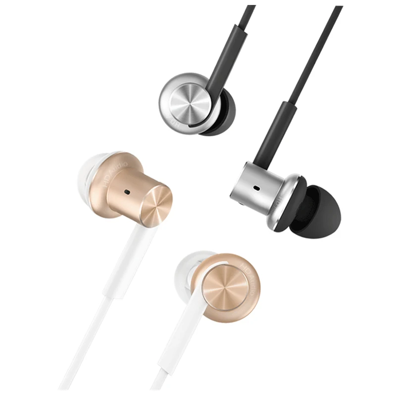 Оригинальные наушники вкладыши Xiaomi Mi Gold Iron In Ear phones Pro|Наушники и гарнитуры| |