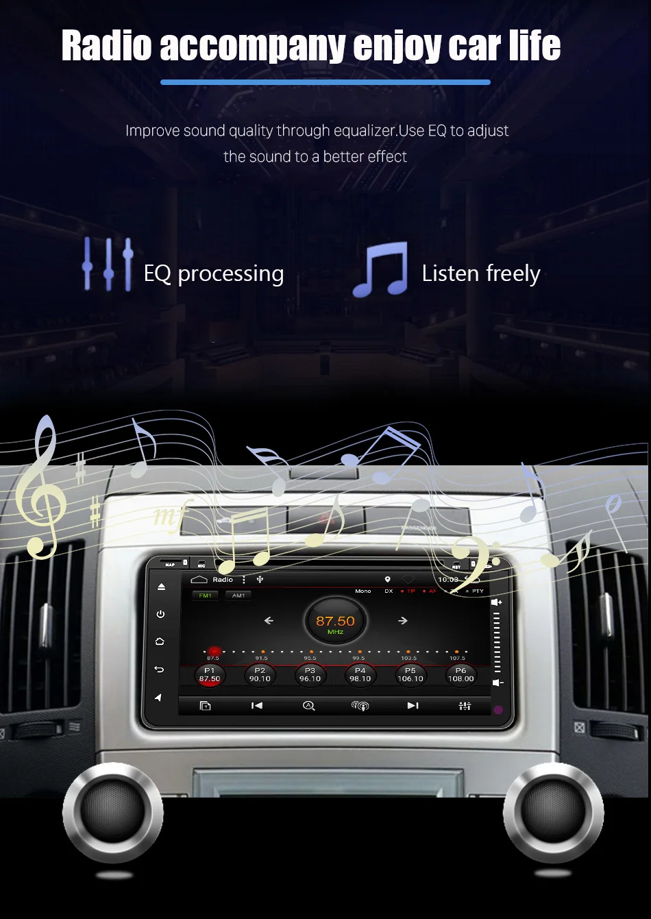 Eunavi 2 Din Android 9,0 автомобильный dvd-плеер gps навигация для Toyota Hilux Vios старый Camry Rav4 Prado 2003-2008 2din радио wifi bt